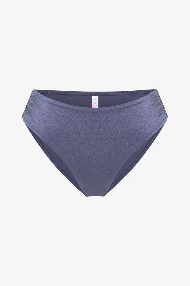 Gri Seashell Büzgülü Bikini Altı - Gamze Erçel Koleksiyonu - 4