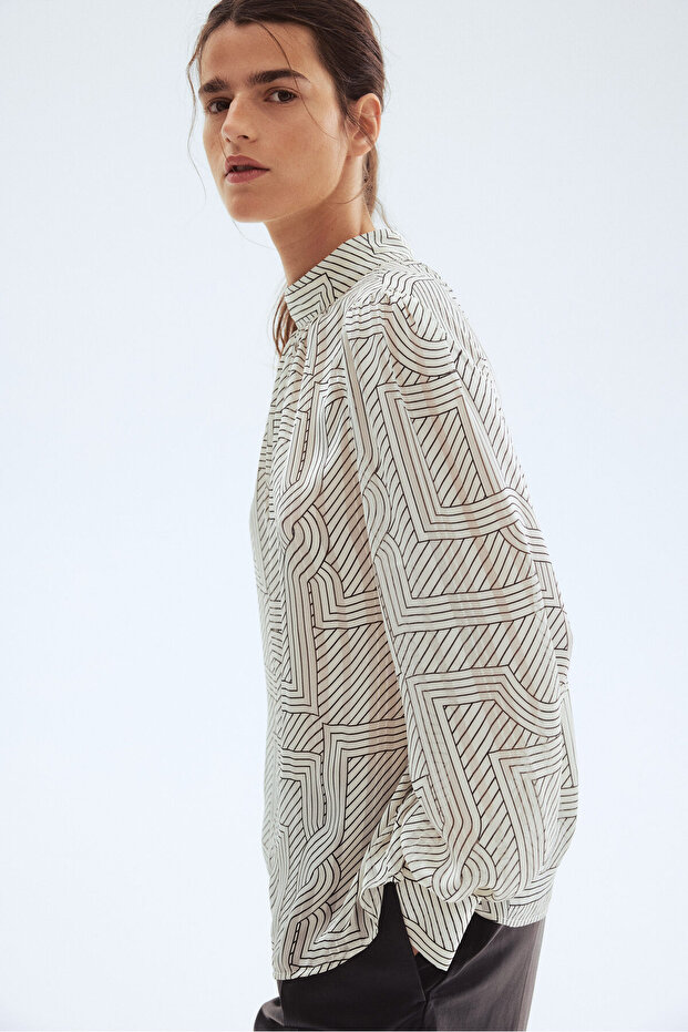 Dik Yakalı Bluz - 8