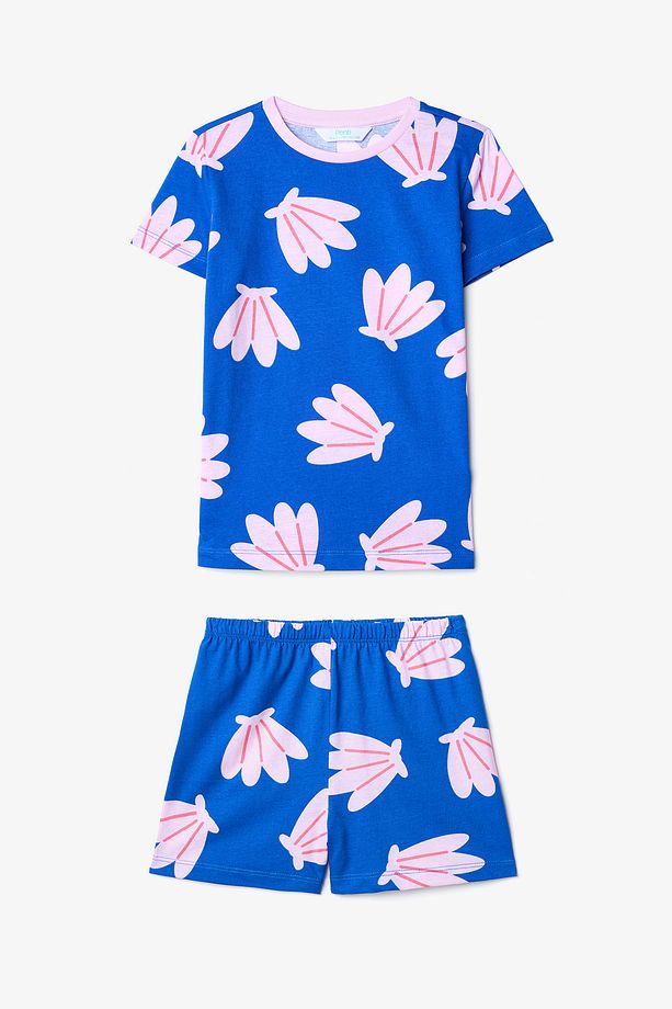 Kız Çocuk Shells 2li Çok Renkli Pijama Takımı - 2