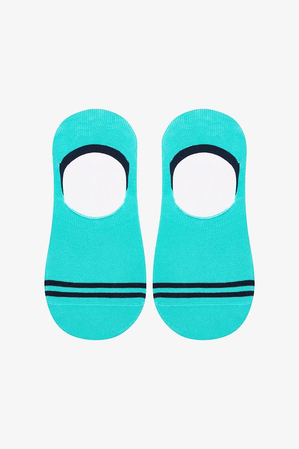 Erkek Double Stripe Çok Renkli 3'lü Suba Çorap - 4