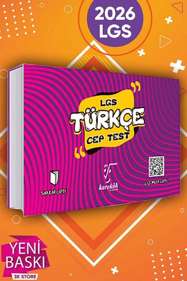 2026 LGS 8.Sınıf Cep Test 4lü Set Türkçe Paragraf Matematik Fen Bilimleri - 4