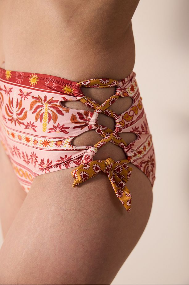 Palm Yüksek Bel Çok Renkli Bikini Altı - 5
