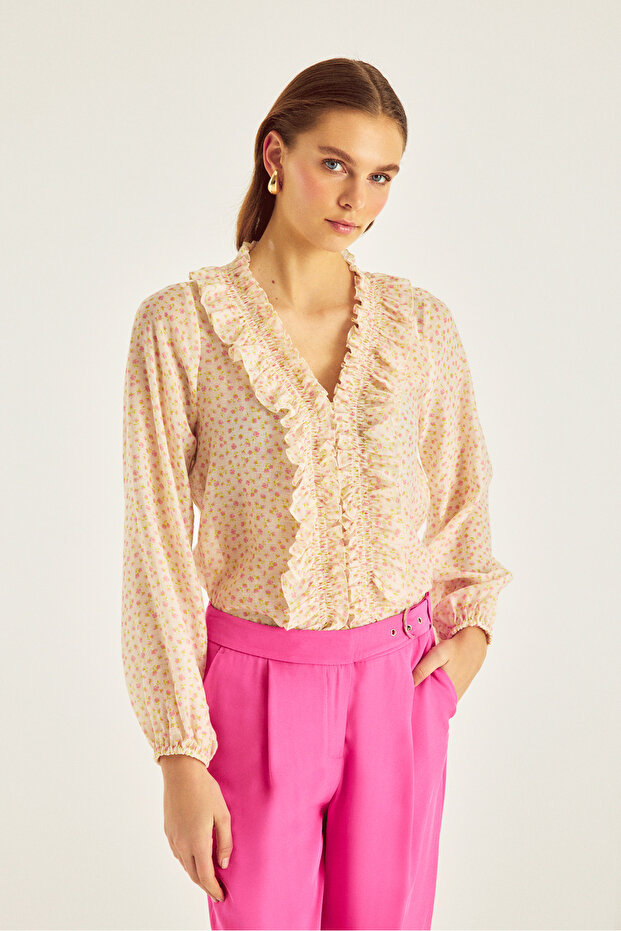 Fırfırlı Bluz - 1