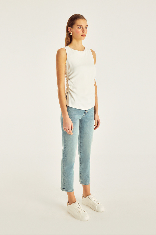 Μπλούζα με βολάν - 3