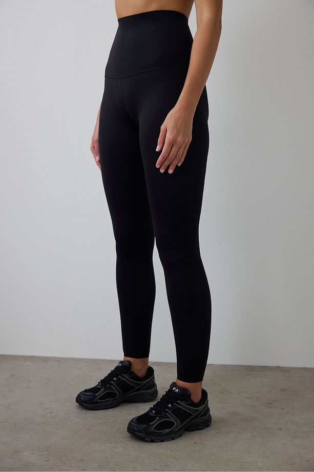 Siyah Extra Yüksek Bel Miracle Pop Up (Push Up) Tayt - 6