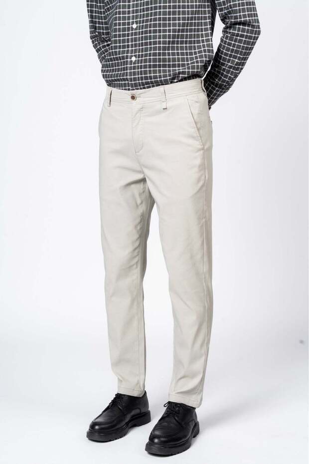 بنطلون تقني من مزيج مطاطي - أزرق داكن - 3