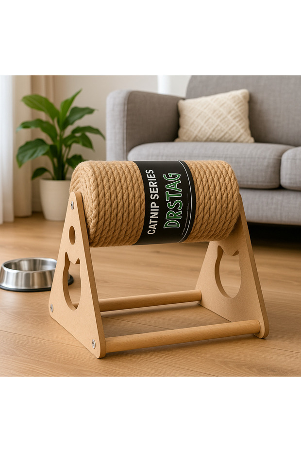 Catnip Natural Drawstring Cat Scratching - 2