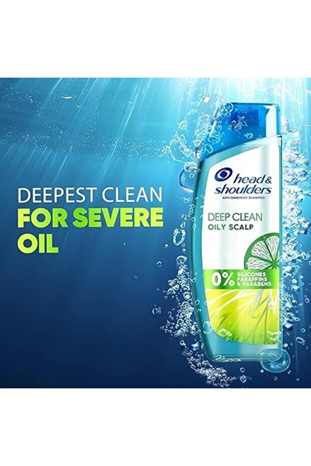 Head & Shoulders Deep Clean Oily Scalp Citrus Anti-Dandruff Shampoo Value Pack 2 x 400 ml - 1