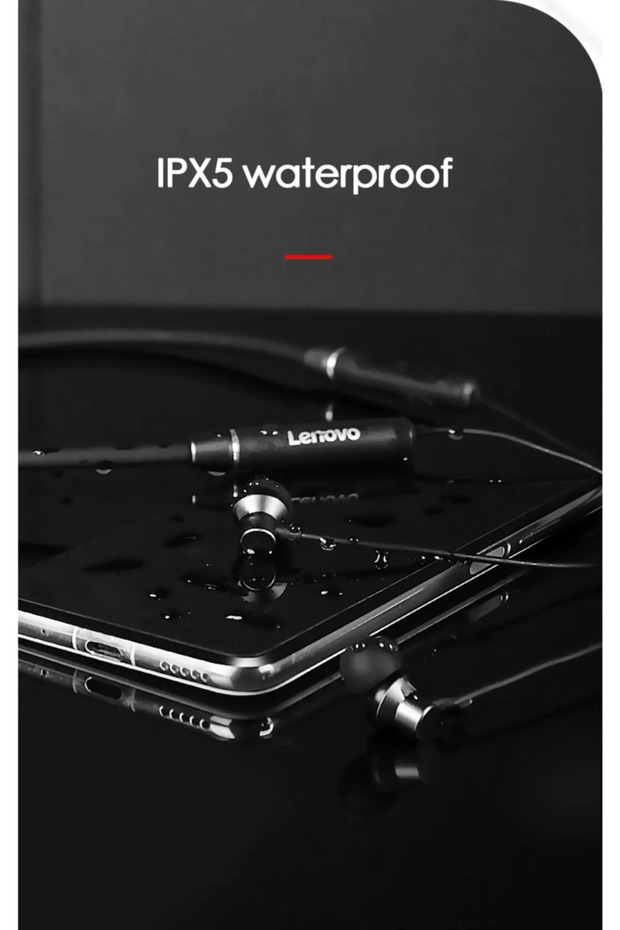 HE05 Bluetooth 5.0 Chip Kulaklik Kablosuz Stereo Spor Manyetik Kulaklik Su Geçirmez Kulaklik - 8