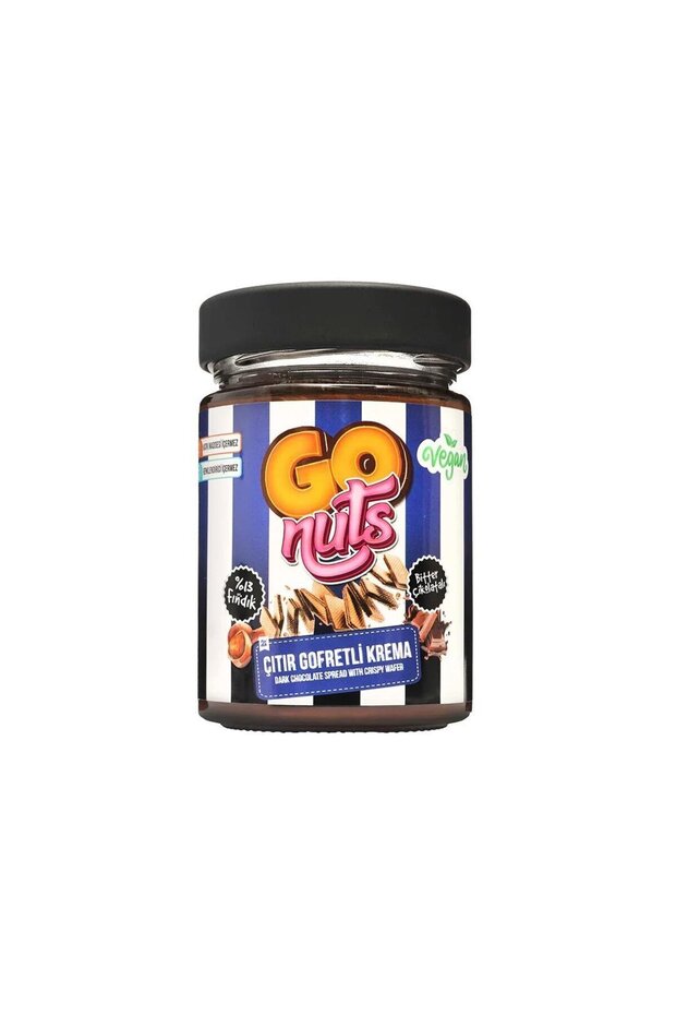 GO NUTS ÇITIR GOFRETLİ BİTTER KREMA 330 GR - 5