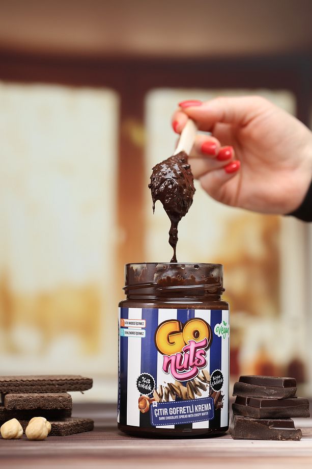 GO NUTS ÇITIR GOFRETLİ BİTTER KREMA 330 GR - 1