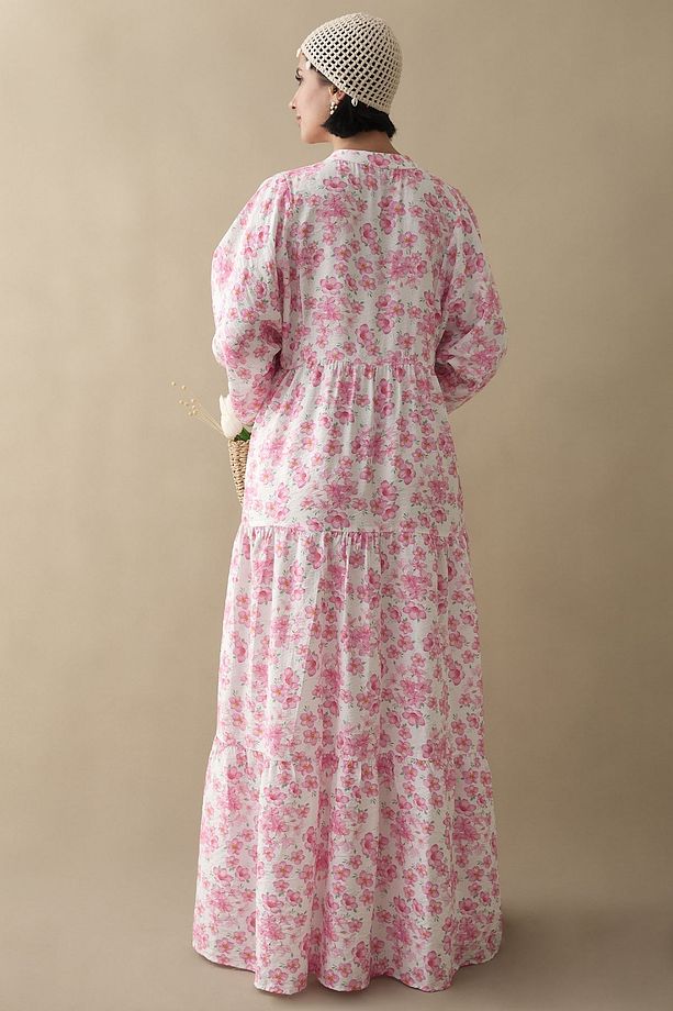 Frezya Pembe Mango Elbise - 3