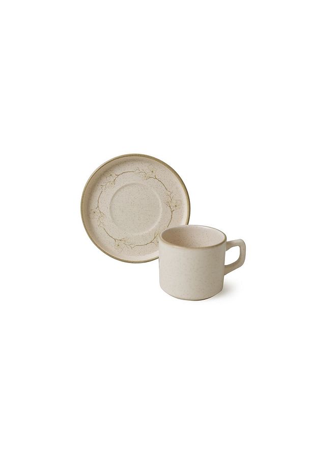 Taupe Bloom Stackable Çay Takımı 12 Parça 6 Kişilik 22520-28 - 5