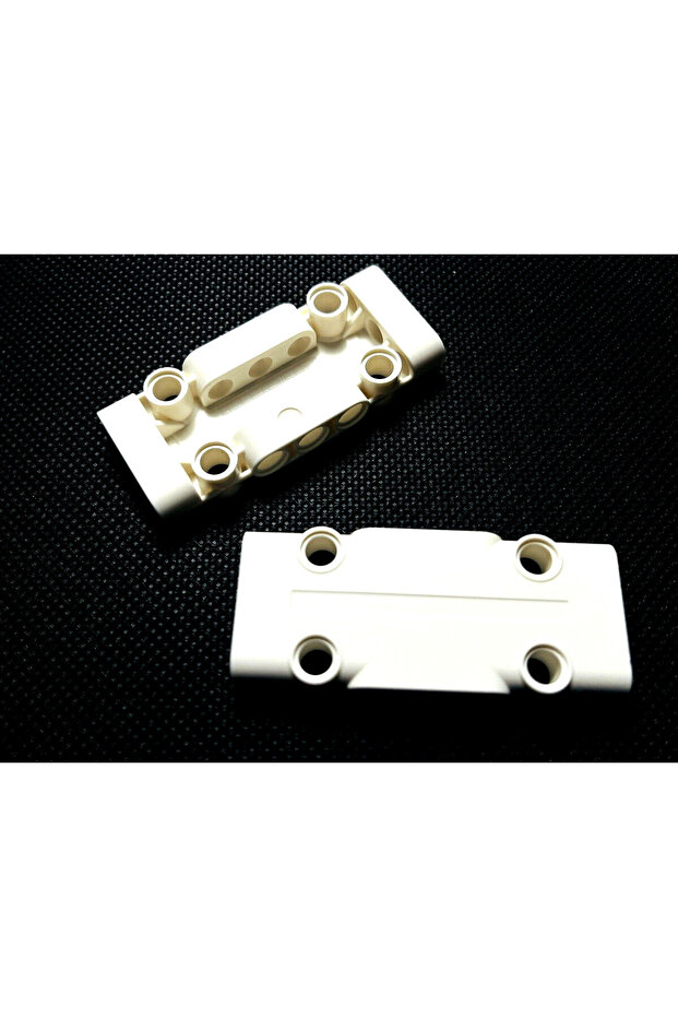 Accessory Custom Moc Technic Small Flat Panel Plate 3 X 7 X 1 White 2Pcs Will Be Shipped