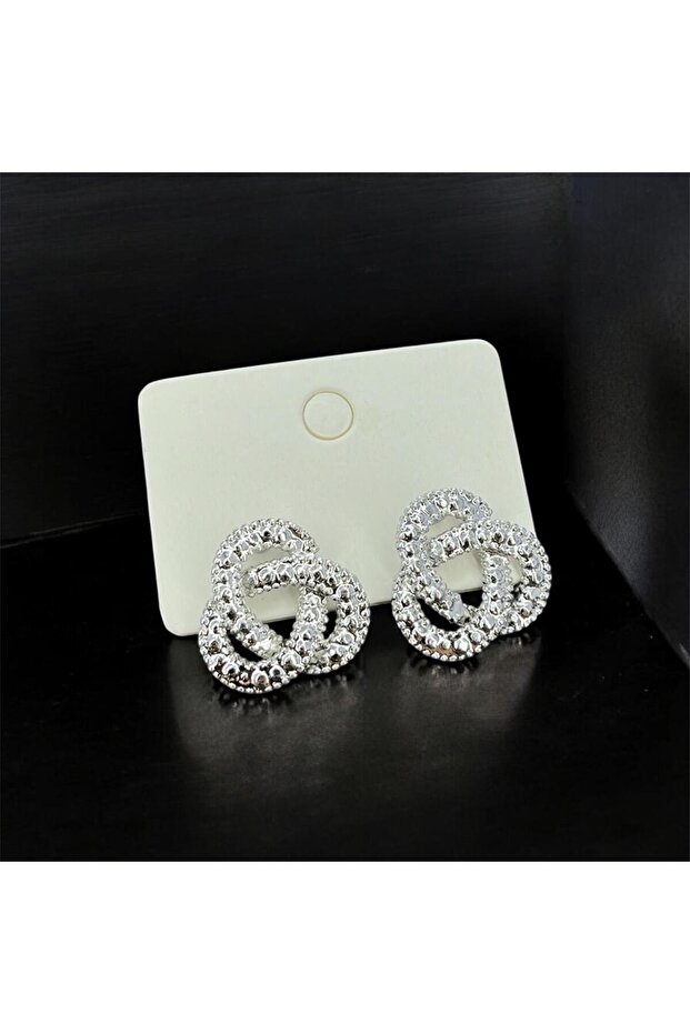 Spiral Patterned Earrings - 1