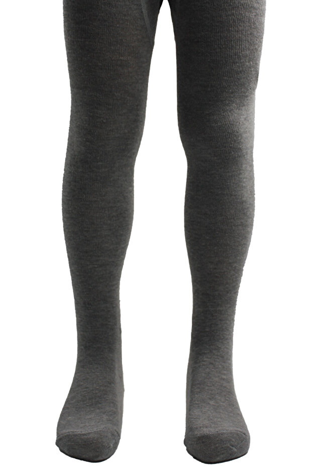 Girl's Cotton Pantyhose Gray