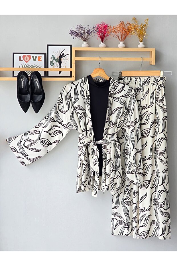 Viscose Kimono Set