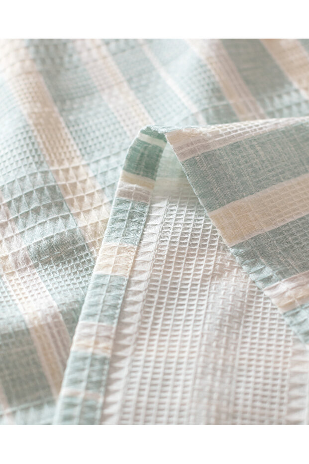 Darvell Çift Kişilik Ecocell Baskılı Pike Takımı - 6