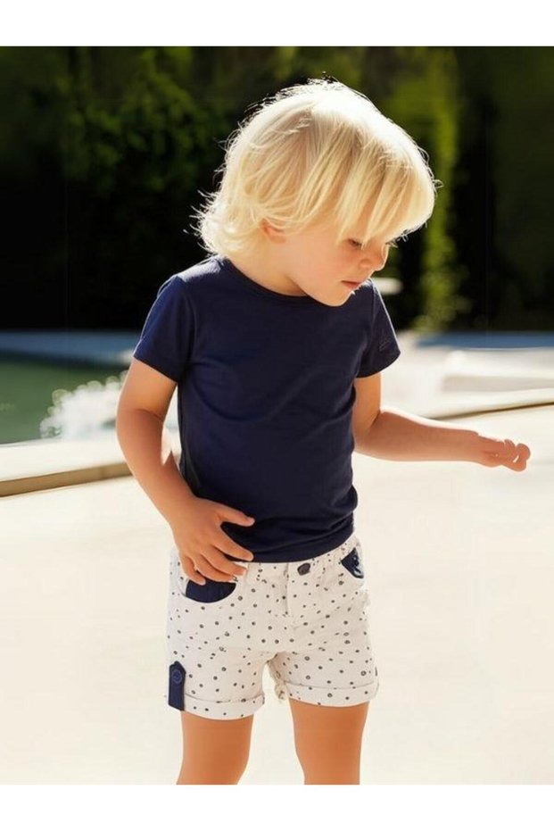 Baby Boy Cotton Patterned Shorts