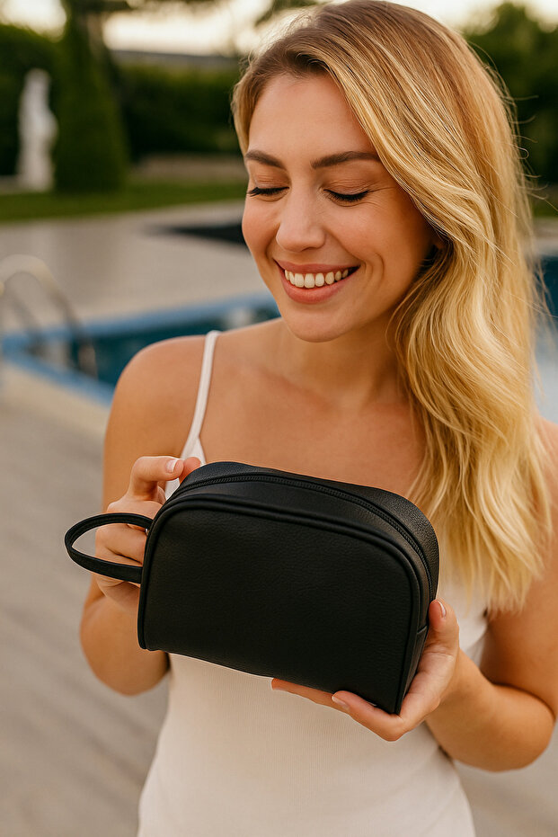 حقيبة مكياج بنمط عادي - 1