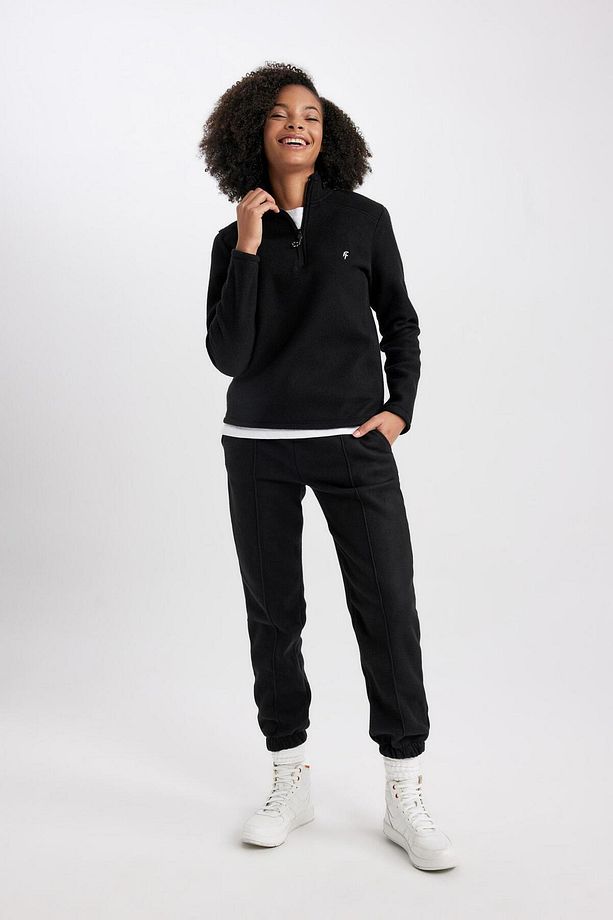 DeFactoFit Sporcu Jogger Eşofman Altı Standart Fit Çift Cepli A4504AX23WN - 4
