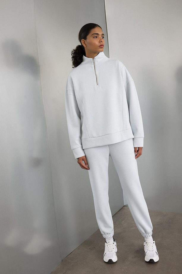 DeFactoFit Standart Fit Sporcu Jogger Eşofman Altı Bilek Boy Skuba Dalgıç C9382AX24AU - 3