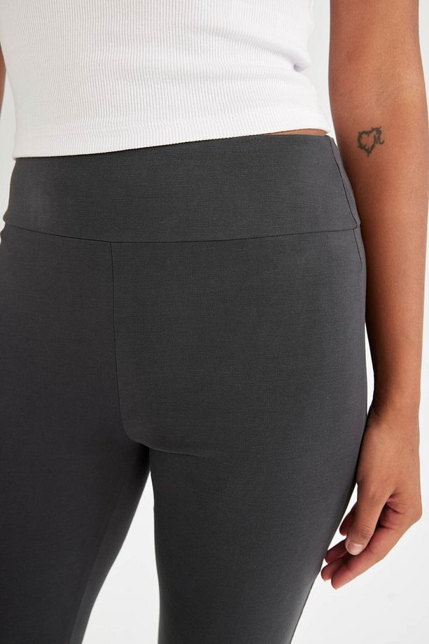 DeFactoFit Modal İspanyol Paça İnce Pantolon C0420AX24SM - 5