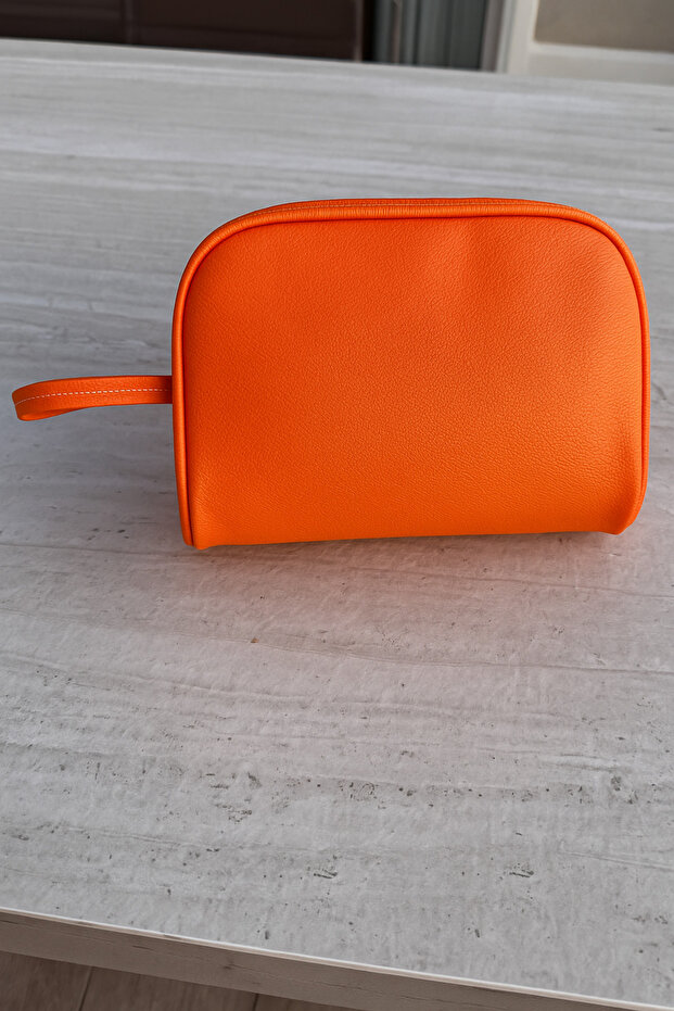 Plain Pattern Makeup Bag - 2