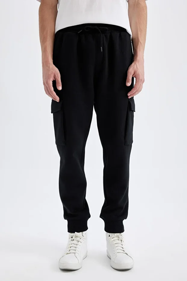 Regular Fit Kargo Cepli Esnek Paça Eşofman Altı - 6