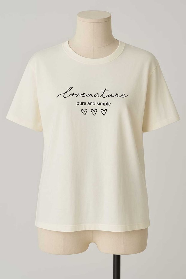 Printed 100% Cotton Oversize T-Shirt