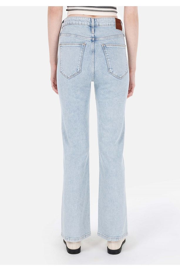Regular Fit Kadın İndigo Jean Pantolon - 2