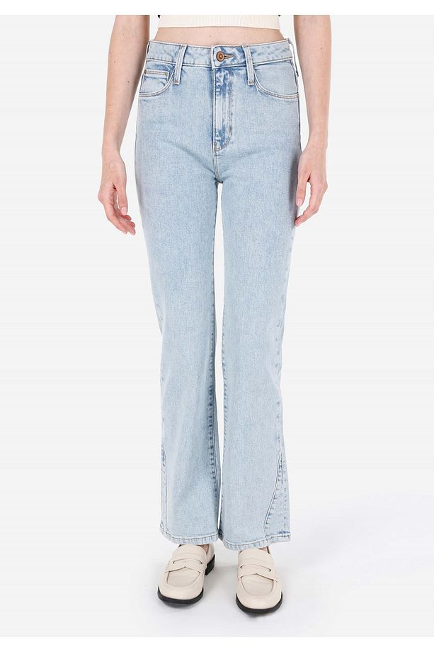 Regular Fit Kadın İndigo Jean Pantolon - 4