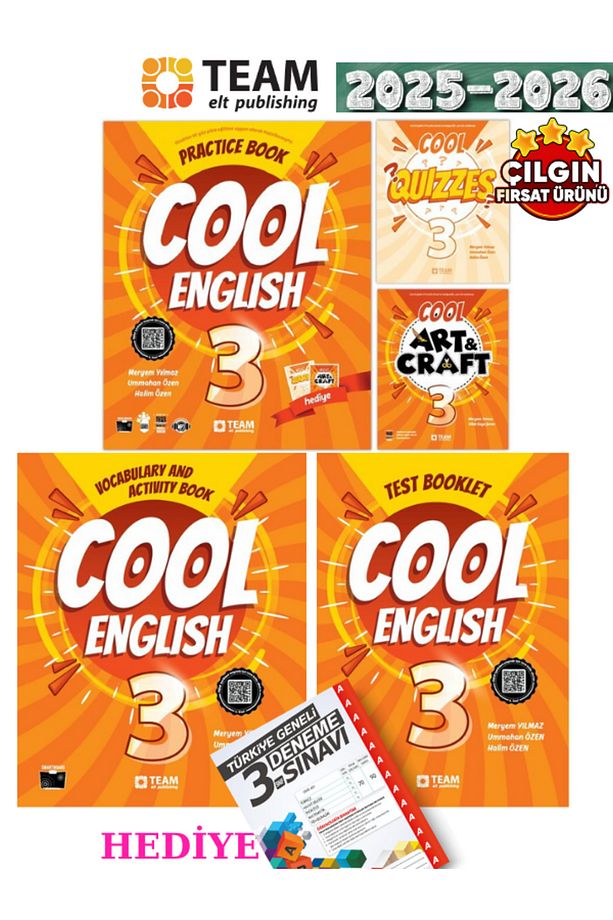 Cool English 3. Sınıf 3lü Set *practice Book, Vocabulary And Activity Book, Test Booklet - 1