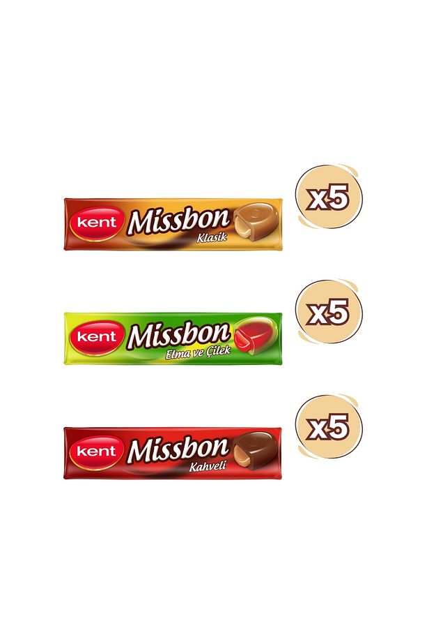 Missbon Karışık Şeker Paketi 43gr - 15 Adet - 1