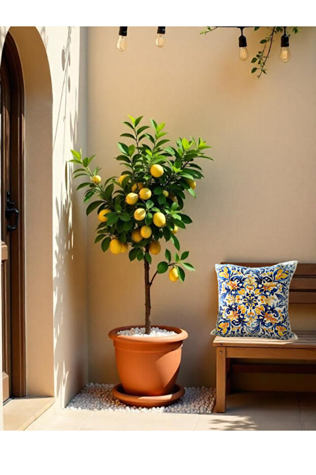 غطاء وسادة رمي منقوشة بالأزهار - 1