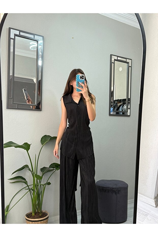 Piliseli Kumaş Lastikli Takım - 3