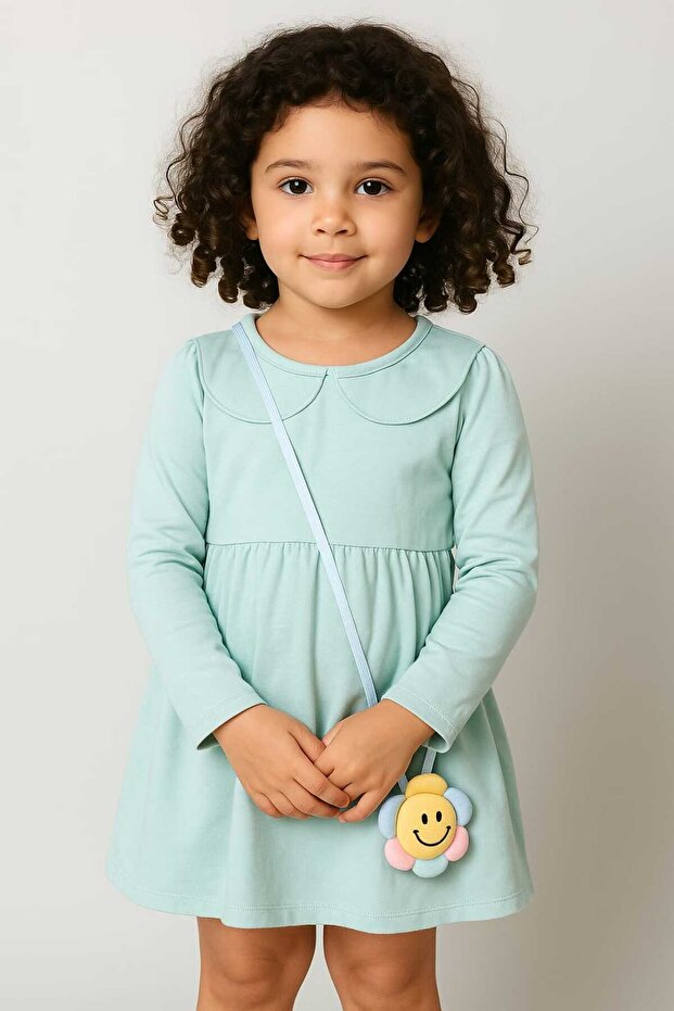 Bag Look Combed Cotton Dress