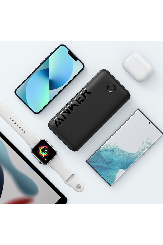 باور بانك باور كور 335 سعة 20000 مللي أمبير/ساعة، منفذين USB-A + Type-C، أسود - 4