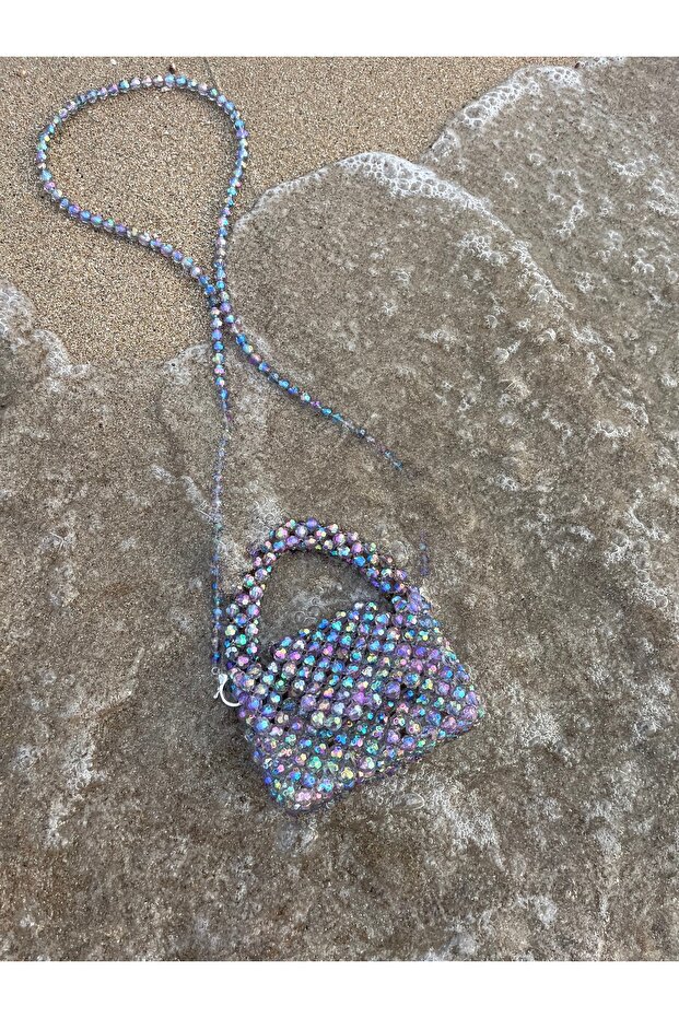 Mini Lotus Boncuk Çanta - 2