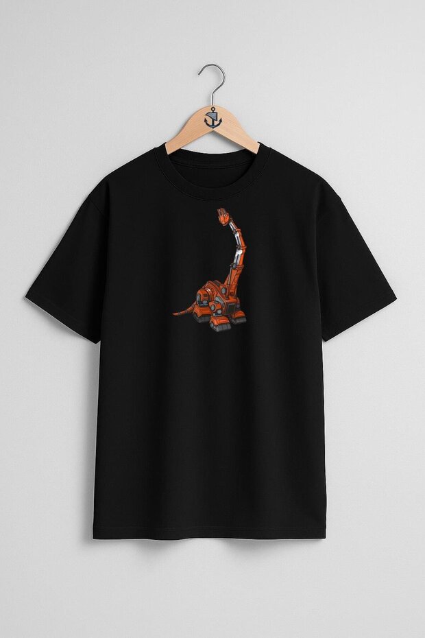 Oversize Ankylosaurus D-Structs Chest Design Unisex T-Shirt