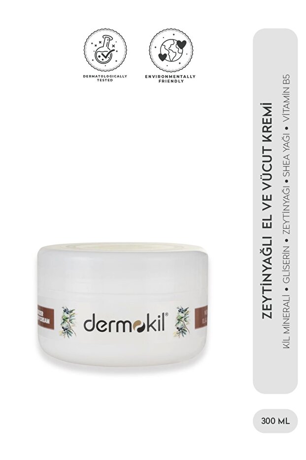 Natural olive oil hand and body care cream 300 ml