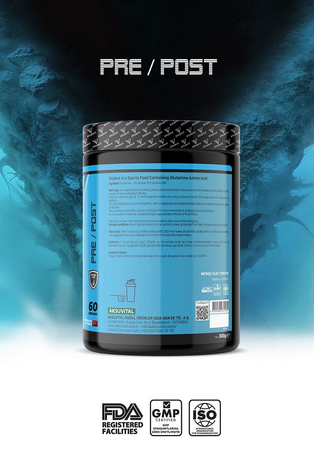 Glutamin Pure / Micronized Form 300 Gr. - 5