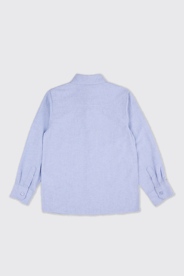 Erkek Çocuk Basic Lacivert Oxford Gömlek - 7