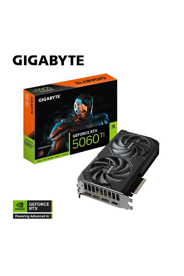GeForce RTX 5060TI WINDFORCE 16G GV-N506TWF2-16GD GDDR7 128Bit Gaming (Oyuncu) Ekran Kartı - 1