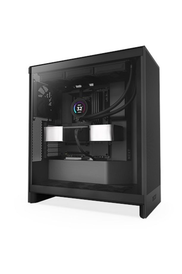 H Series H7 Flow (2024) CM-H72FB-01 Siyah Mid Tower Gaming (Oyuncu) Kasa - 1