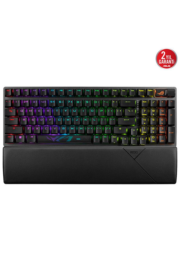 ROG Strix Scope II 96 Wireless NX PBT Snow Switch Mekanik RGB Gaming (Oyuncu) Klavye - 1