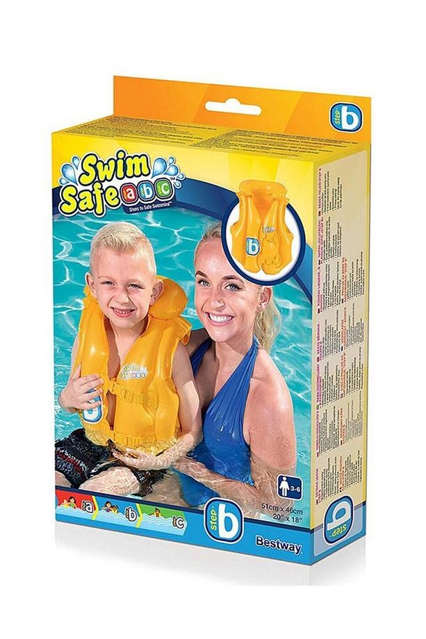 Şişme Can Yeleği Deniz Yeleği Şişme Cankurtaran Yelek Life Vest Yakalı Can Yeleği Emniyet 51x46 cm. - 2