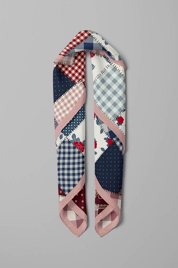 A67 Patchwork Desenli Bandana - 3