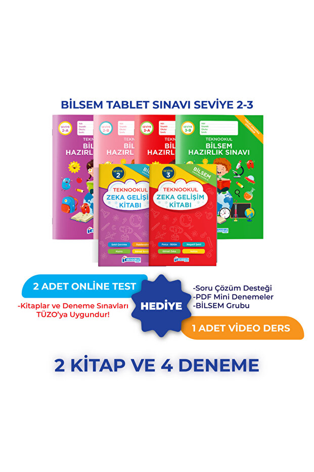 BİLSEM TABLET SINAVI SEVİYE 2-3 - 1