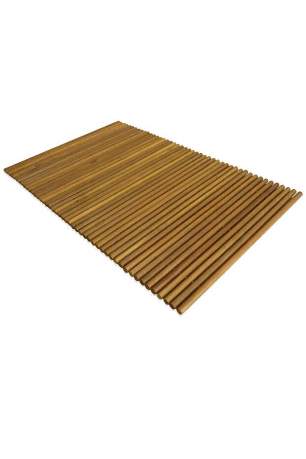 Bath Mat Acacia Wood 80x50 cm